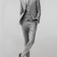 Men's Light Gray Notched Lapel Suit Slim Fit (3 PCS)
