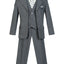Boys formal suit with Stripe tie (5 pcs)