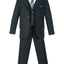 Boys formal suit with Stripe tie (5 pcs)