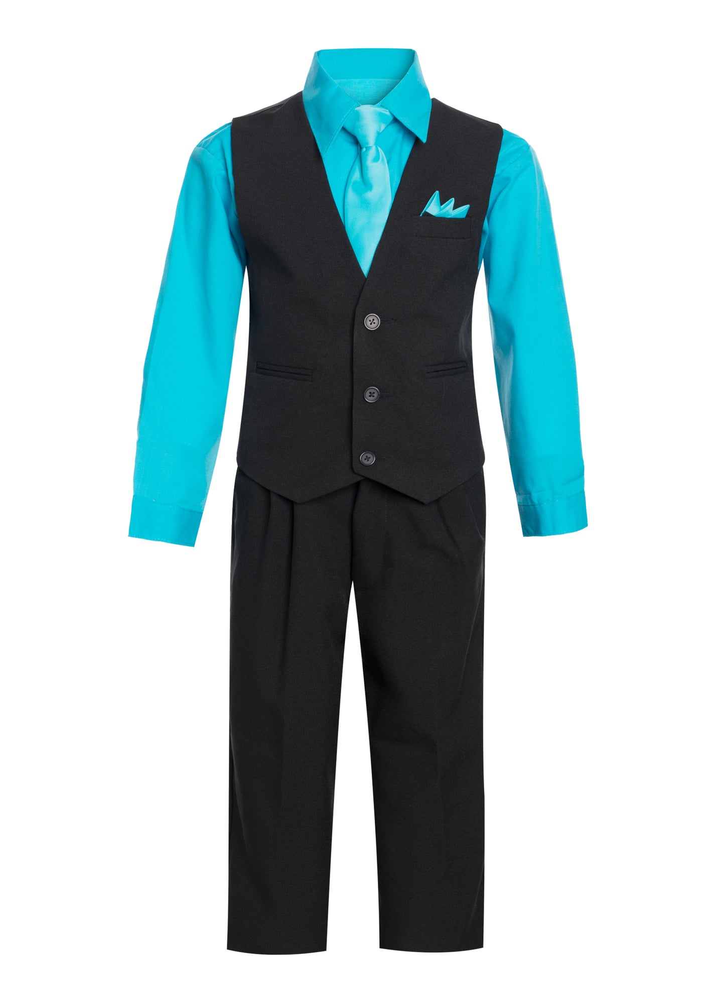 Boys formal vest set with tie (4 pcs)