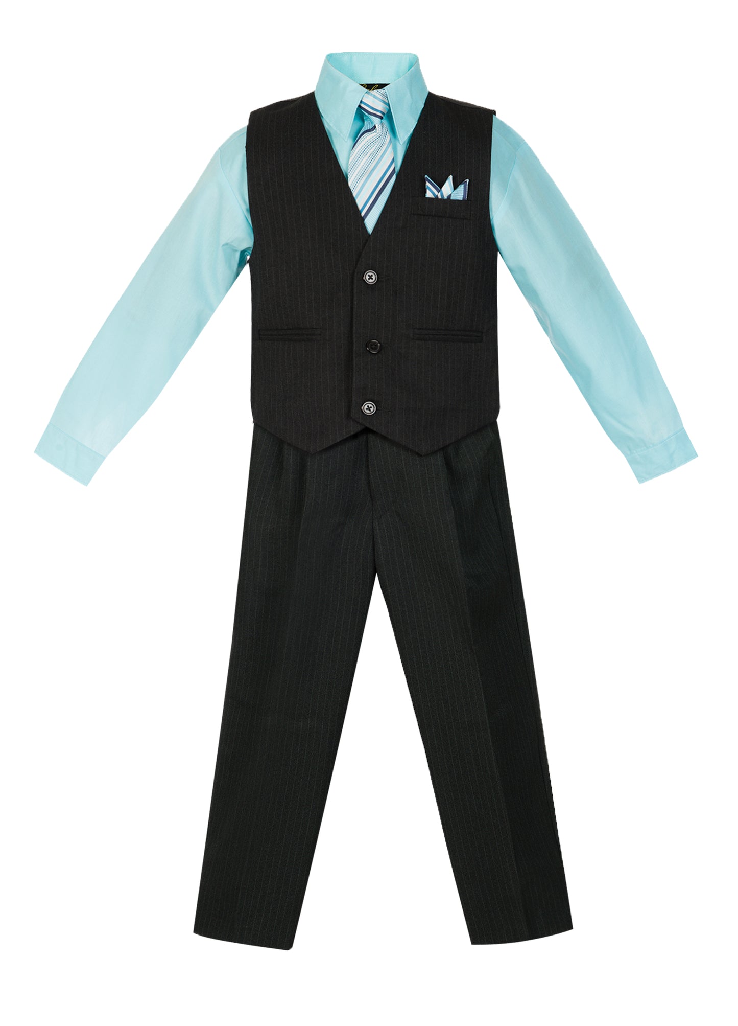 Boys formal vest set with tie (4 pcs)