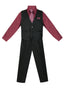 Boys formal vest set with tie (4 pcs)