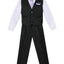 Boys formal vest set with tie (4 pcs)