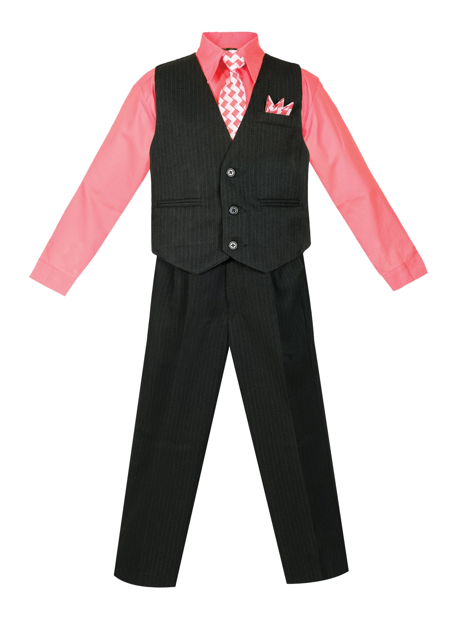 Boys formal vest set with tie (4 pcs)