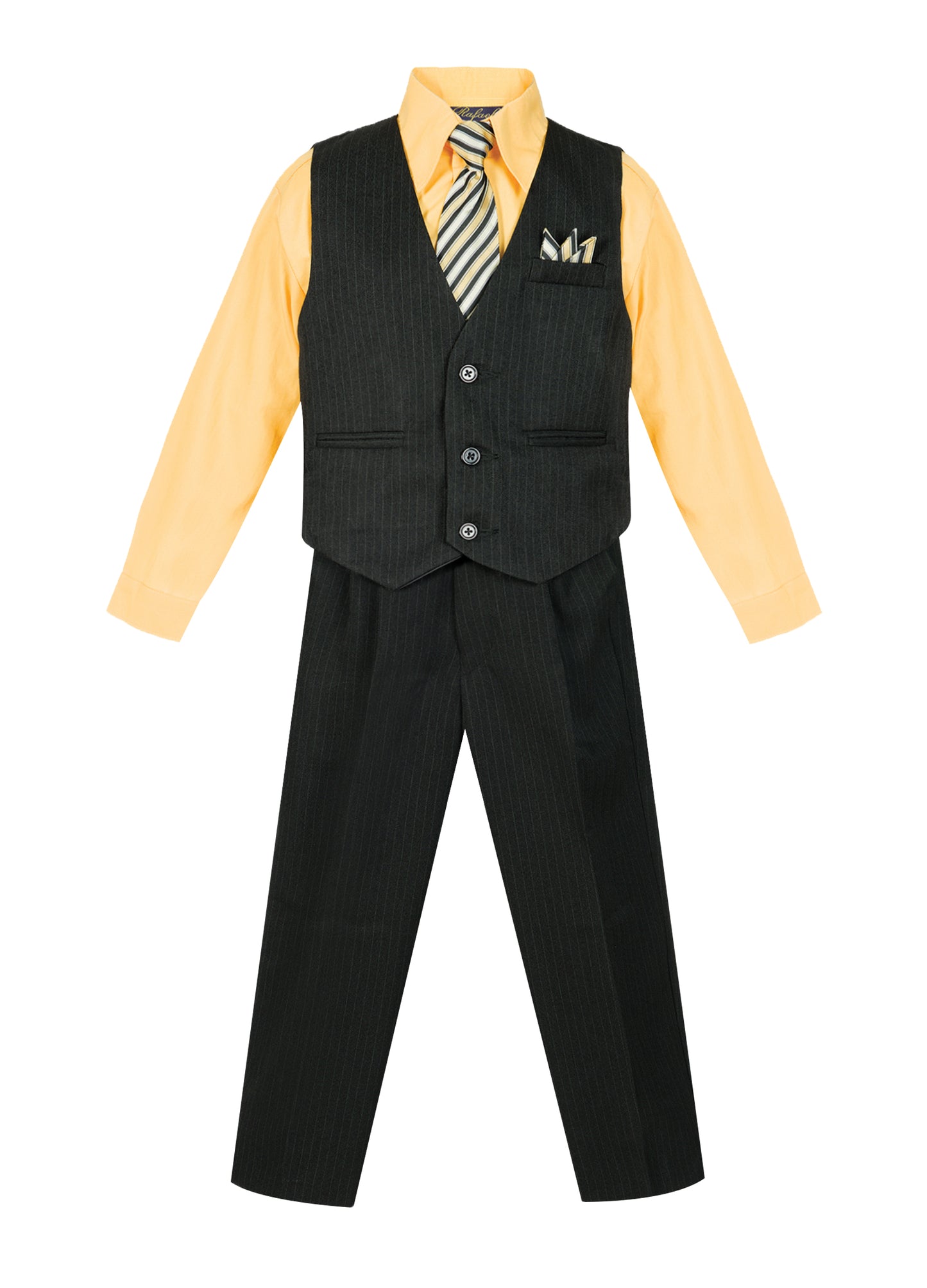 Boys formal vest set with tie (4 pcs)