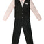 Boys formal vest set with tie (4 pcs)