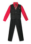 Boys formal vest set with tie (4 pcs)