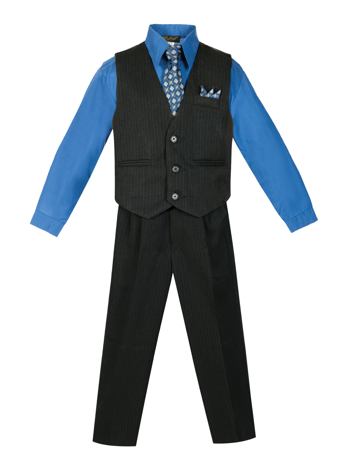 Boys formal vest set with tie (4 pcs)