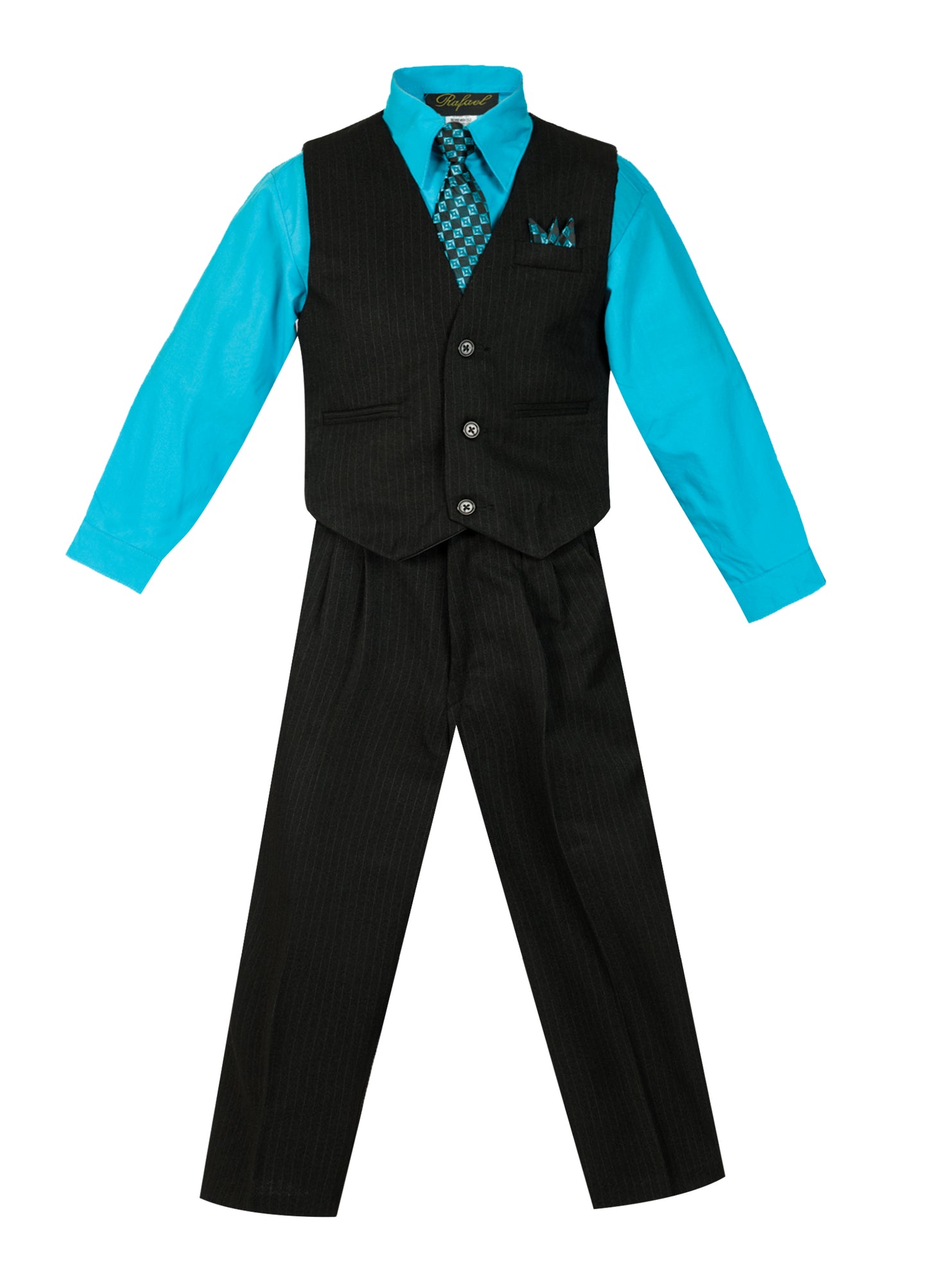 Boys formal vest set with tie (4 pcs)