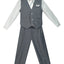 Boys formal vest set with tie (4 pcs)