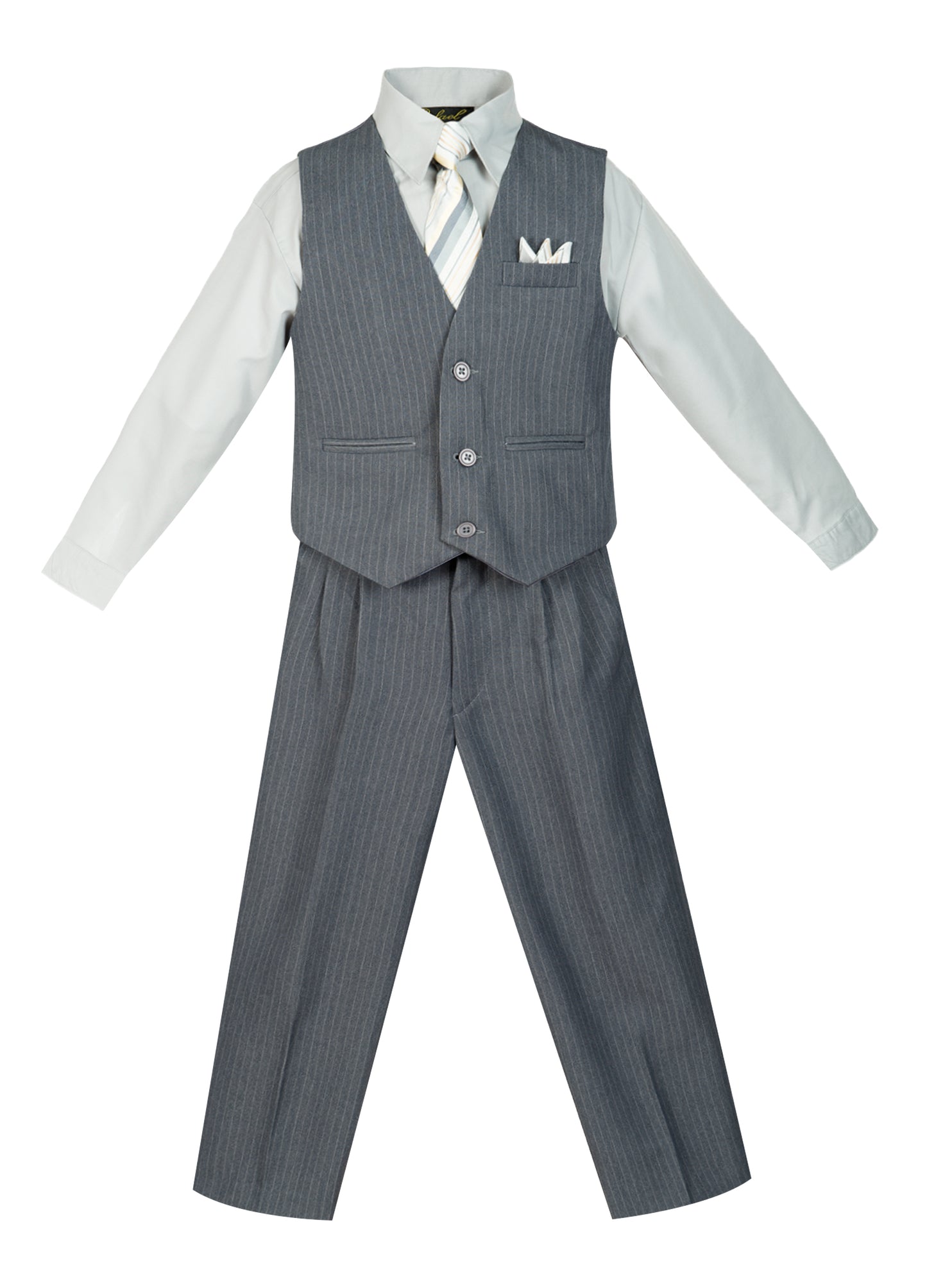 Boys formal vest set with tie (4 pcs)