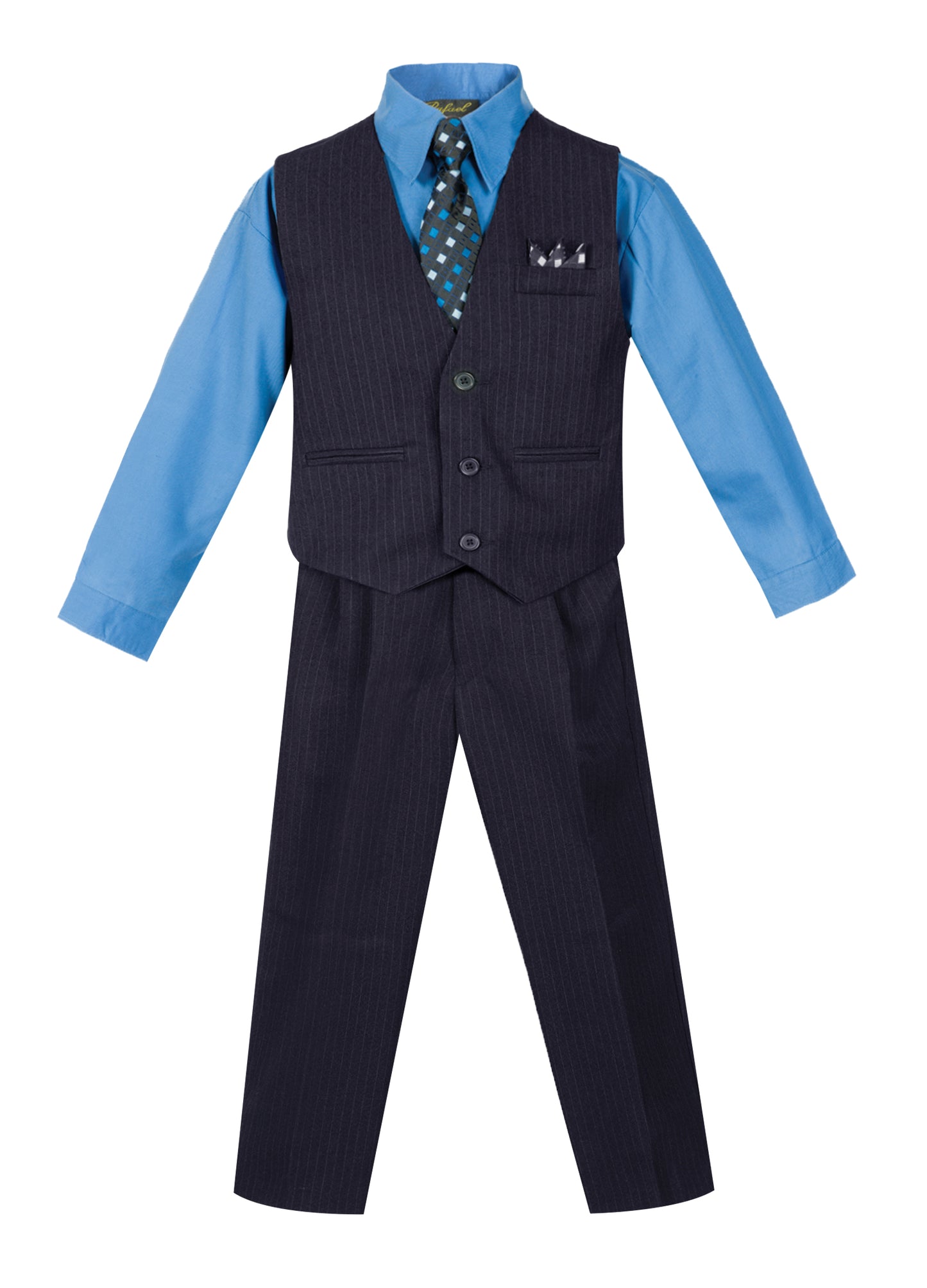 Boys formal vest set with tie (4 pcs)