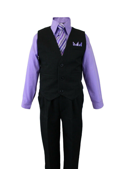 Boys formal vest set with tie (4 pcs)