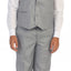 Boys formal Light Grey regular suit (7 pcs)