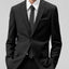 Men's Black Notched Lapel Suit Slim Fit (2 PCS)