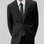 Men's Black Notched Lapel Suit Slim Fit (2 PCS)