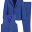 Boys formal Royal Blue regular suit (7 pcs)