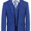 Boys formal Royal Blue regular suit (7 pcs)