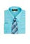 Boys formal dress shirt with striped tie