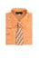 Boys formal dress shirt with striped tie