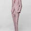 Men's Rose Notched Lapel Suit Slim Fit (2 PCS)