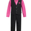 V-1288 Boys formal vest set with tie (4 pcs) S-XL AND 2-20